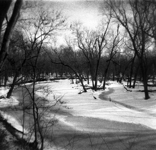 frozen river